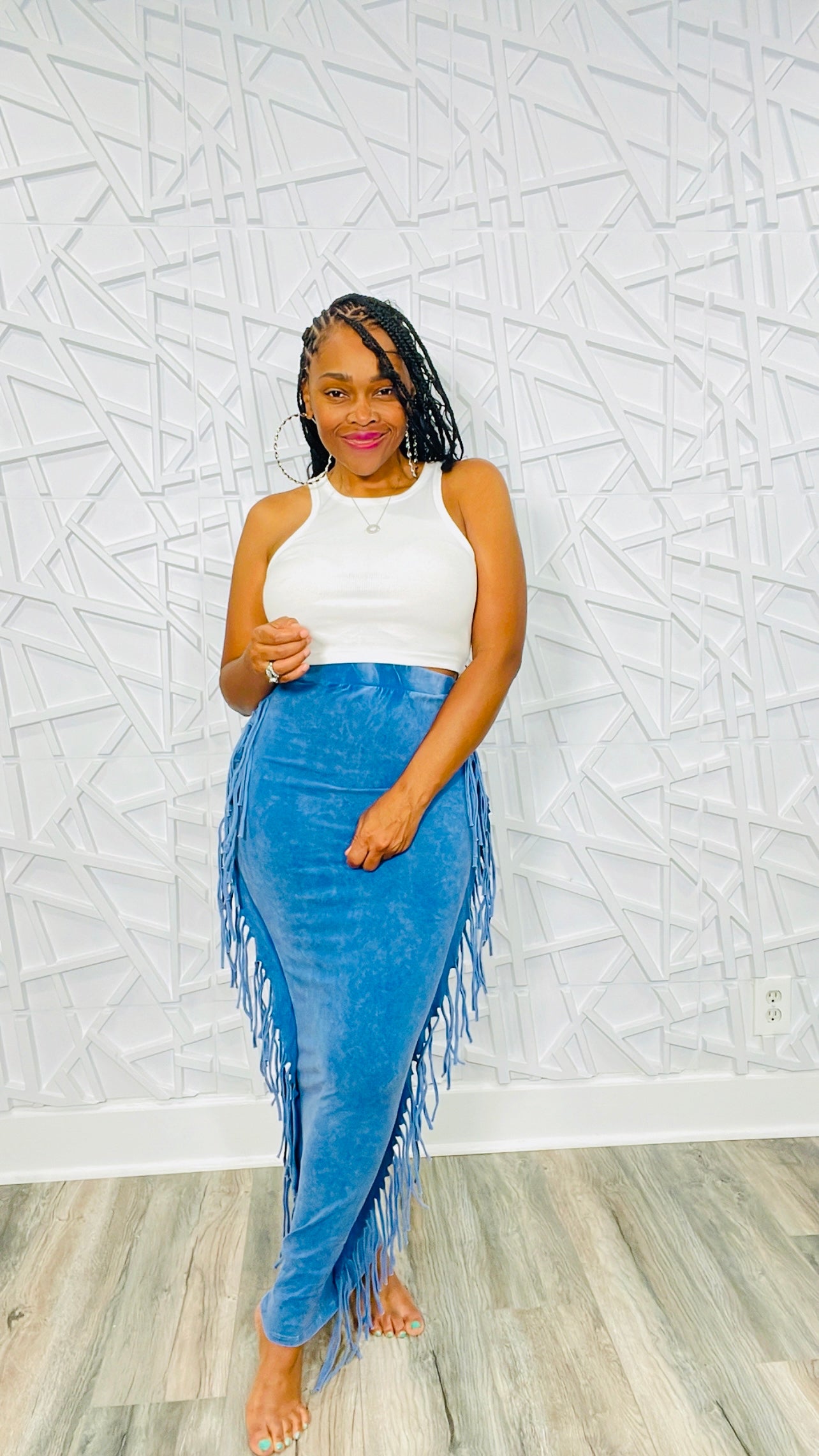 Fringing in the Mineral Wash Skirt
