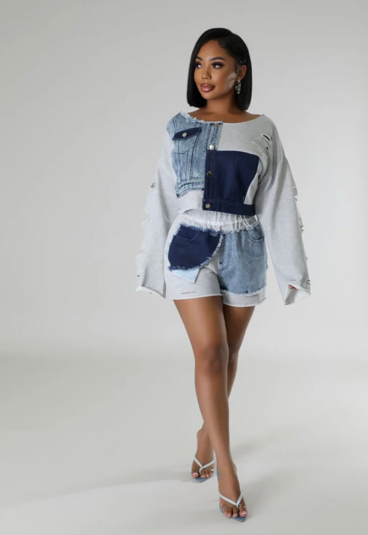 Patchwork Pretty Short Set