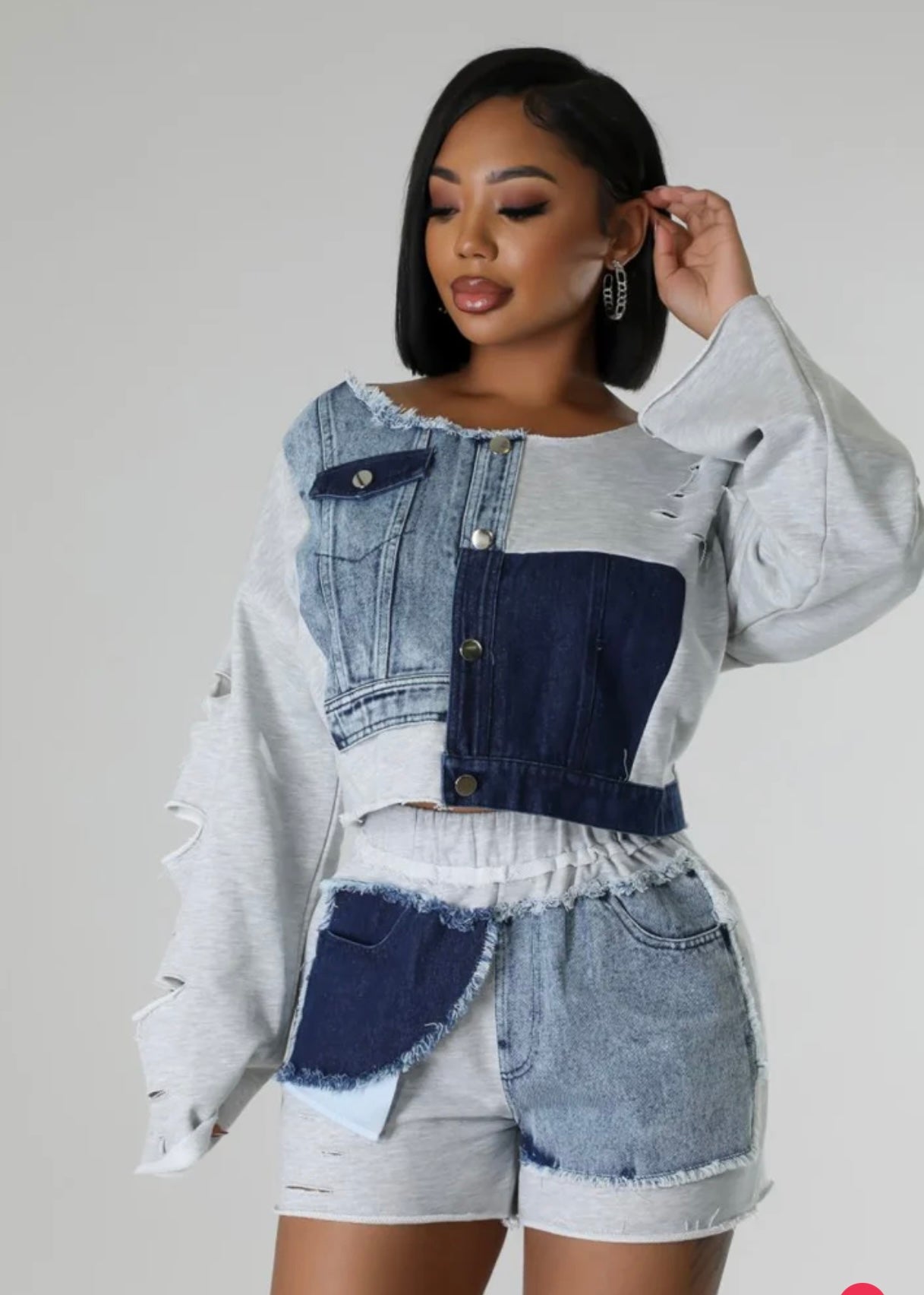Patchwork Pretty Short Set