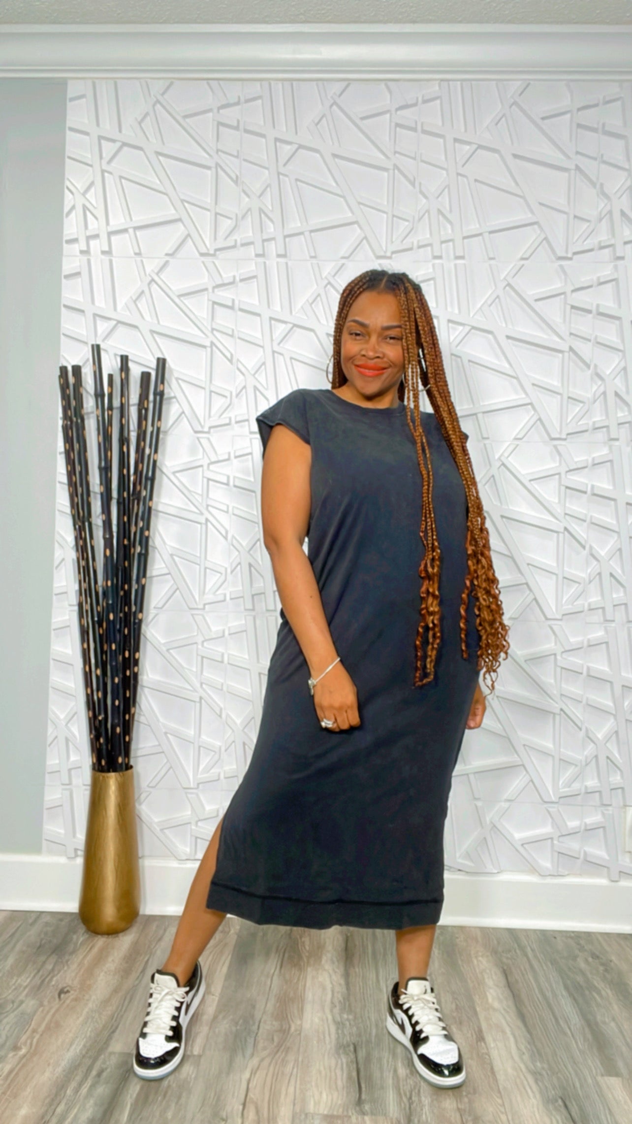 Chilling Pretty Acid Wash Maxi with pockets(3 colors)
