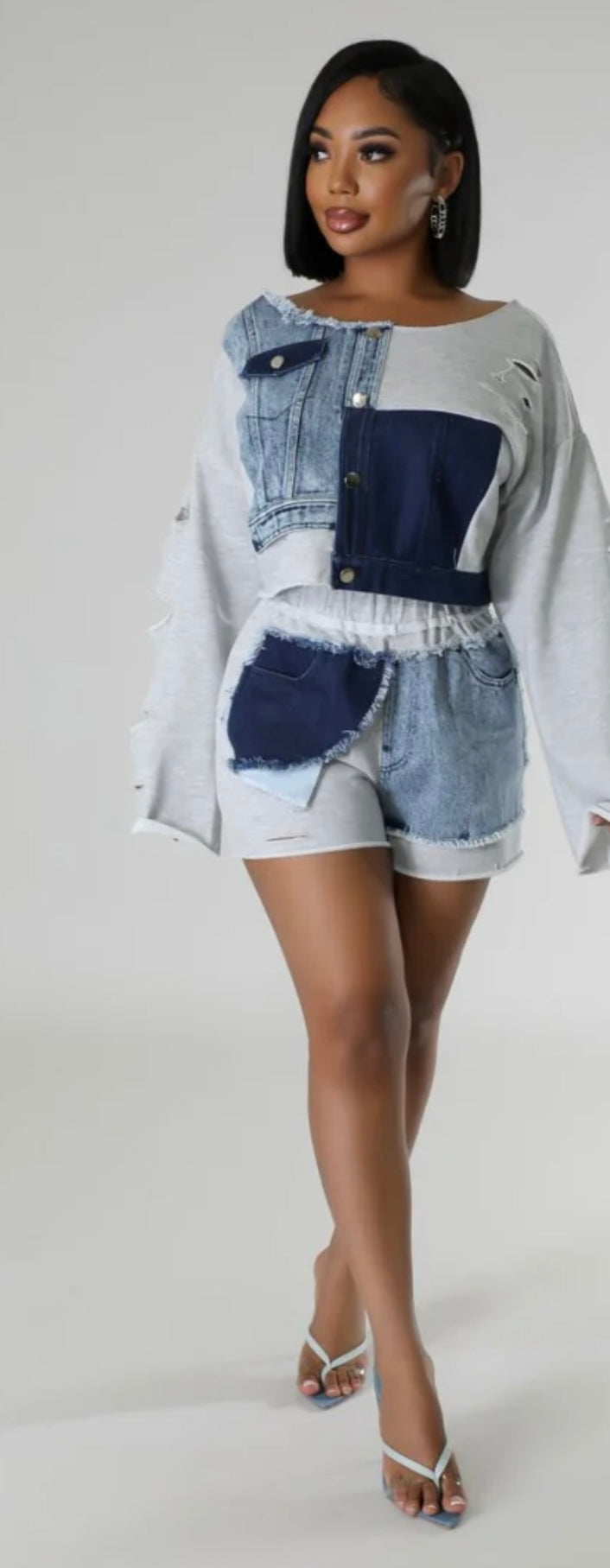 Patchwork Pretty Short Set