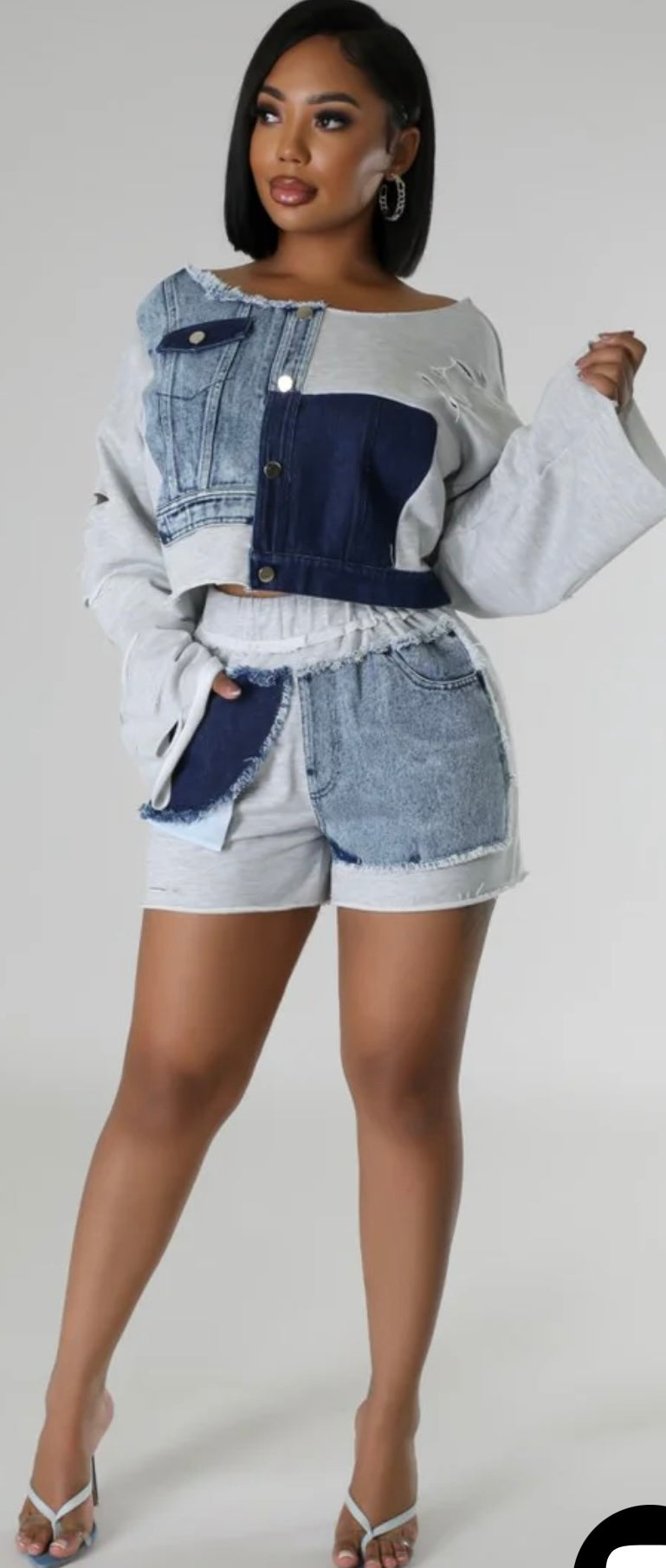Patchwork Pretty Short Set