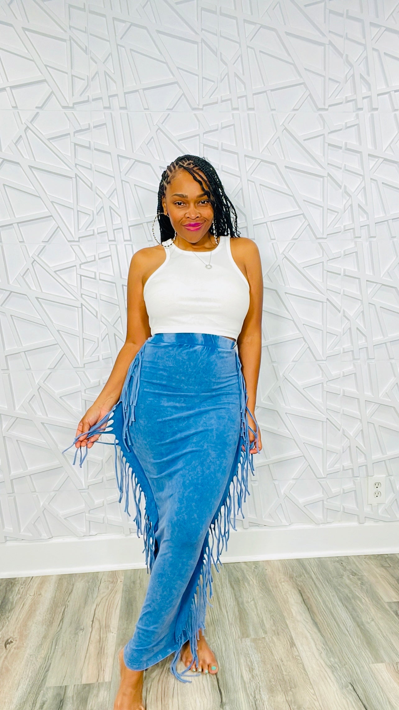 Fringing in the Mineral Wash Skirt