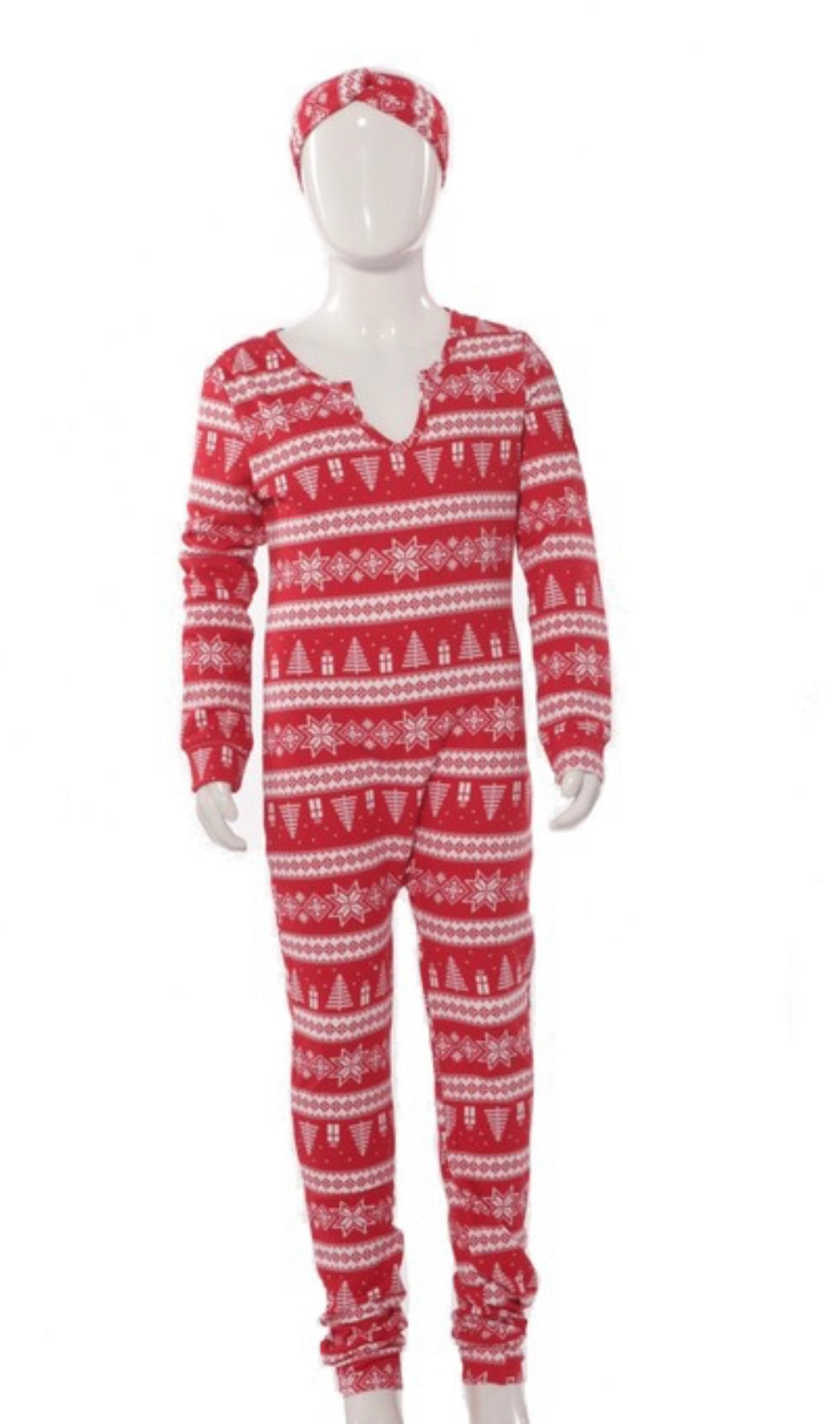 Kids  Christmas Red & White In the Gift Onesie