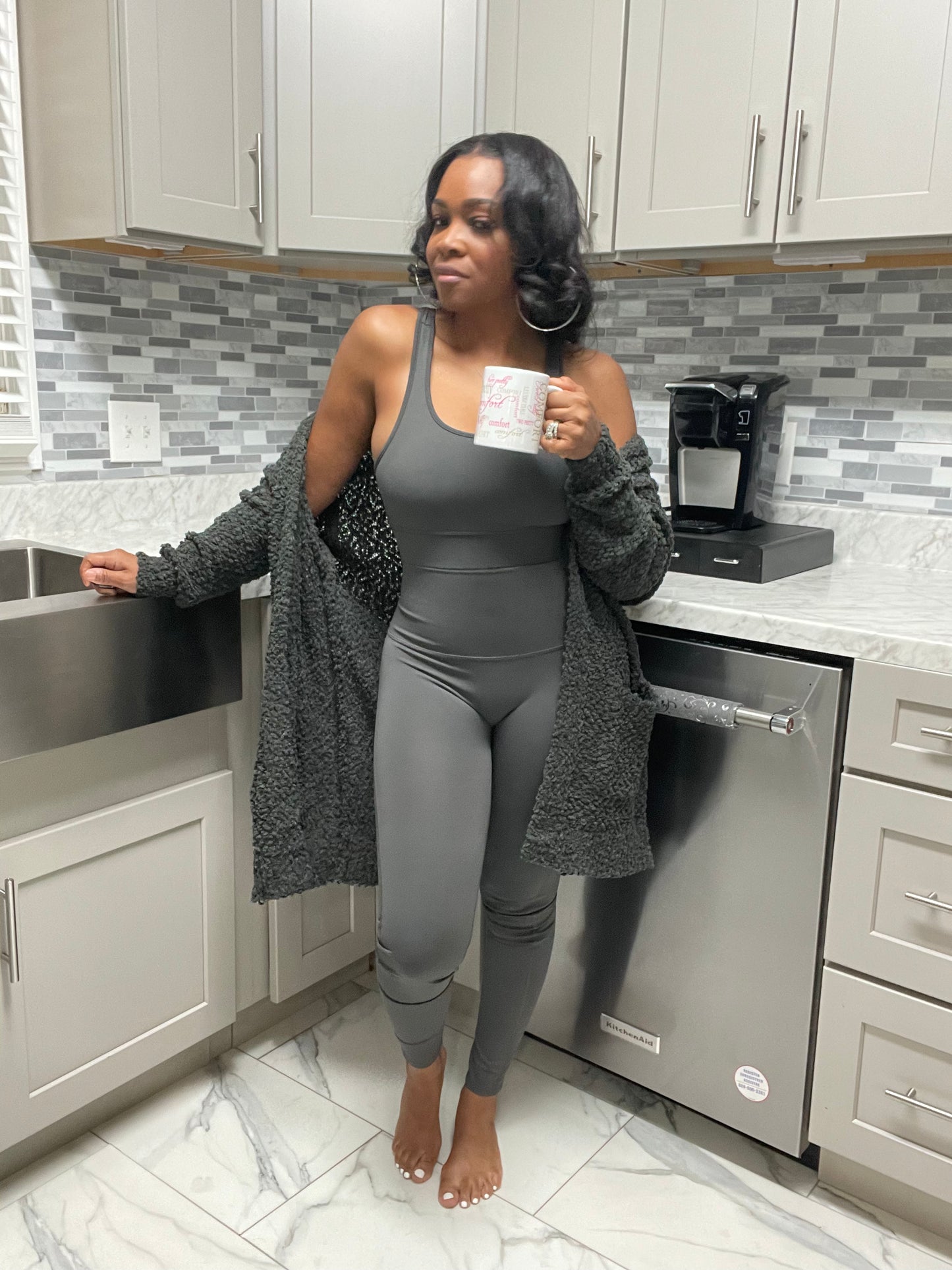 Cozy in Love 3 Piece Set (Ash Grey)