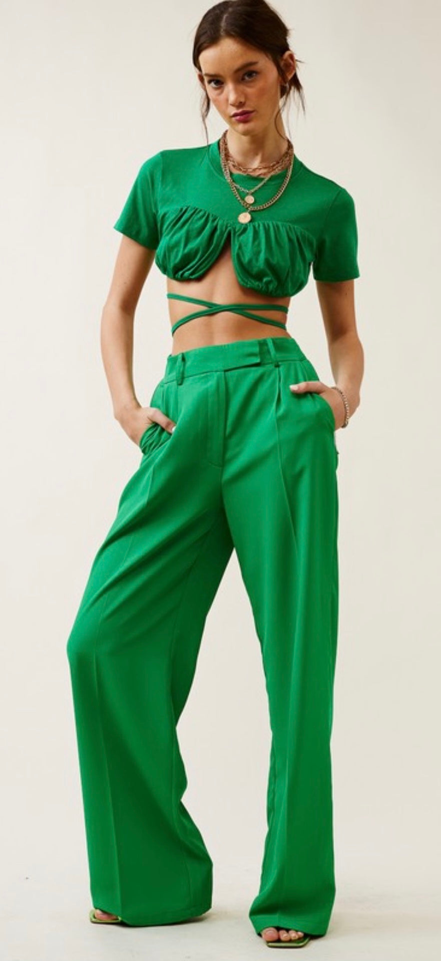 Finesse in Pretty Top (Green)