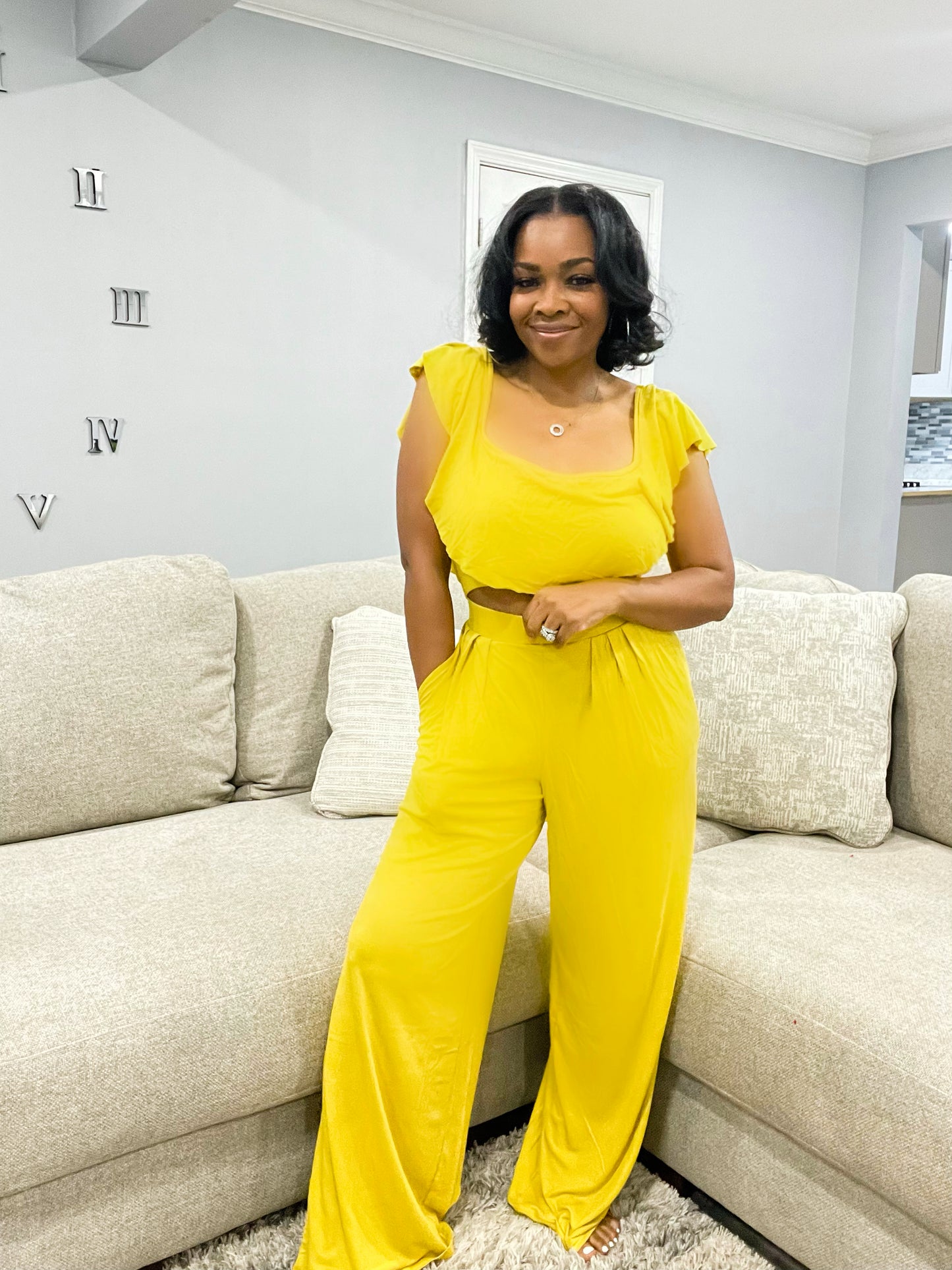 Off the Shoulder Crop Set
