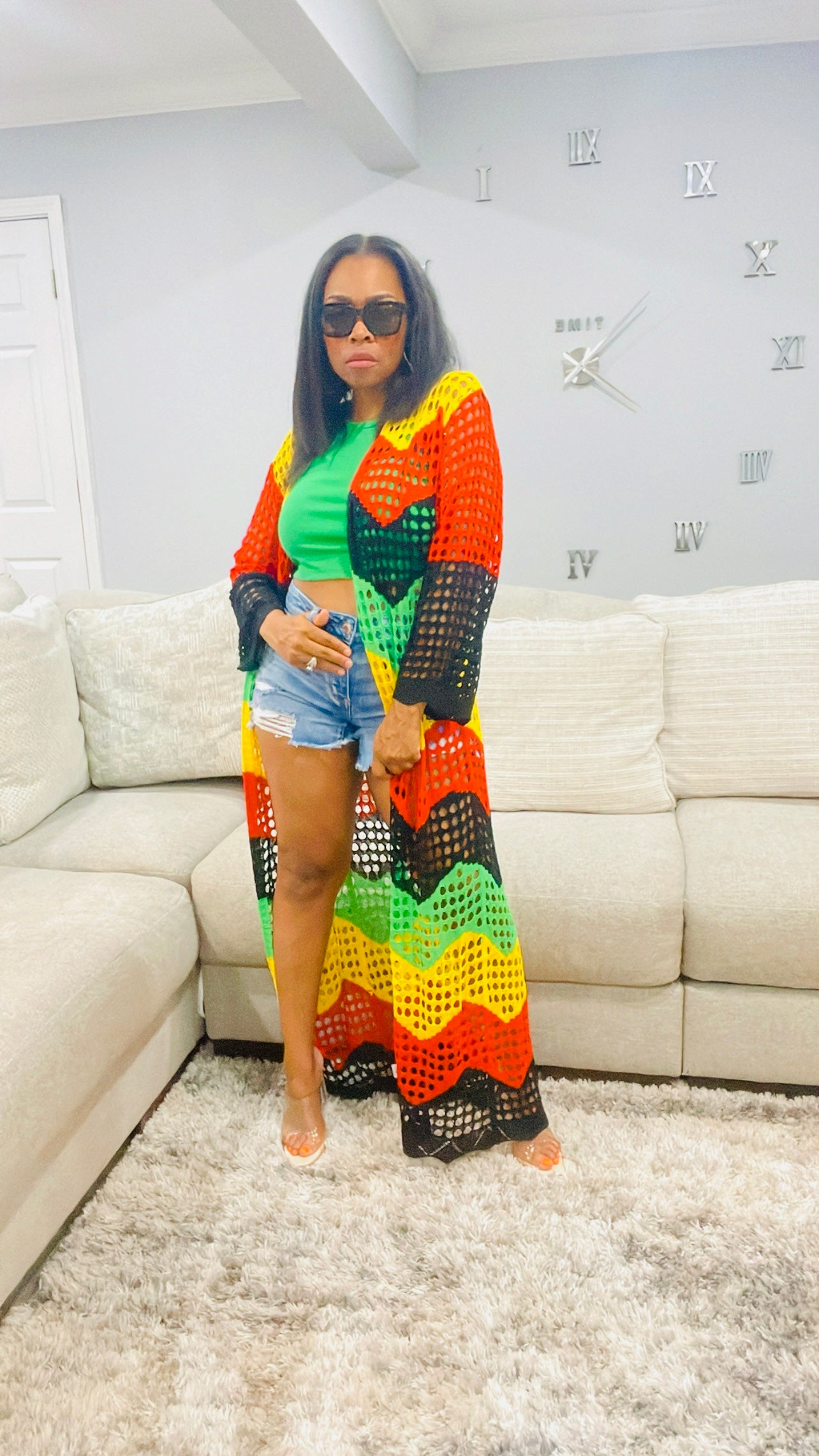 Book me a Flight to Jamaica Kimono