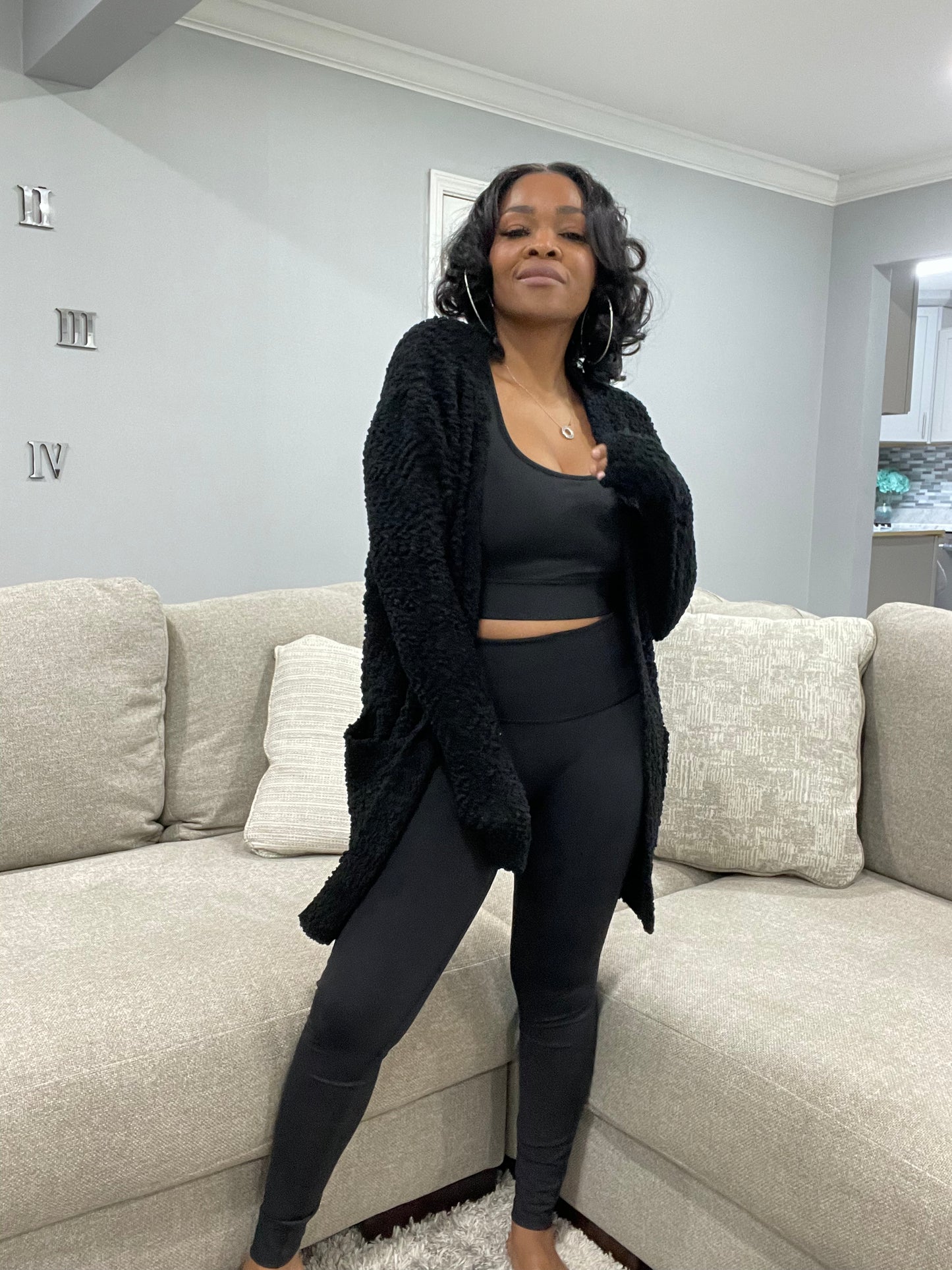 Cozy in Love 3 Piece Set (Black)
