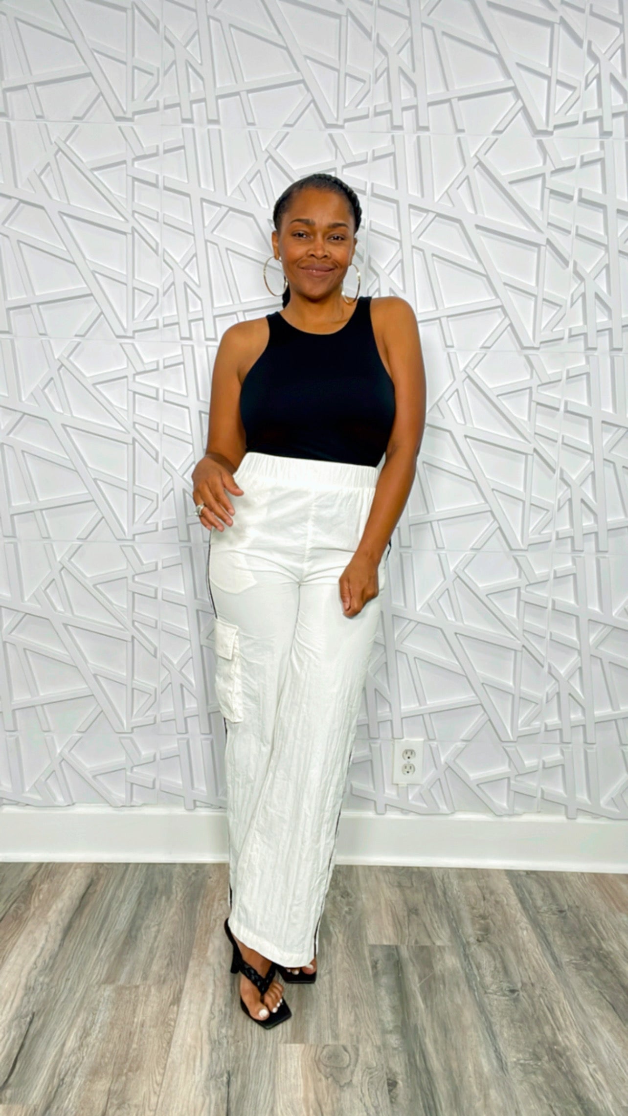 Pretty in the Cargo Striped Pants