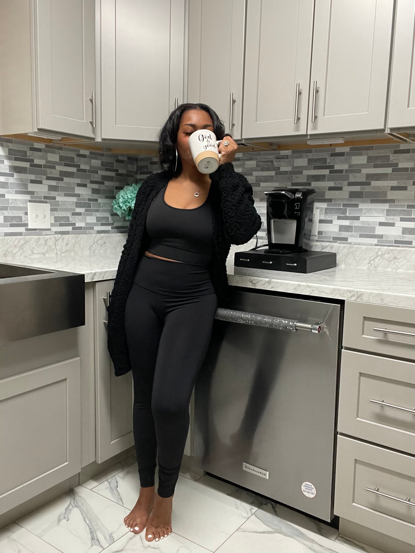 Cozy in Love 3 Piece Set (Black)
