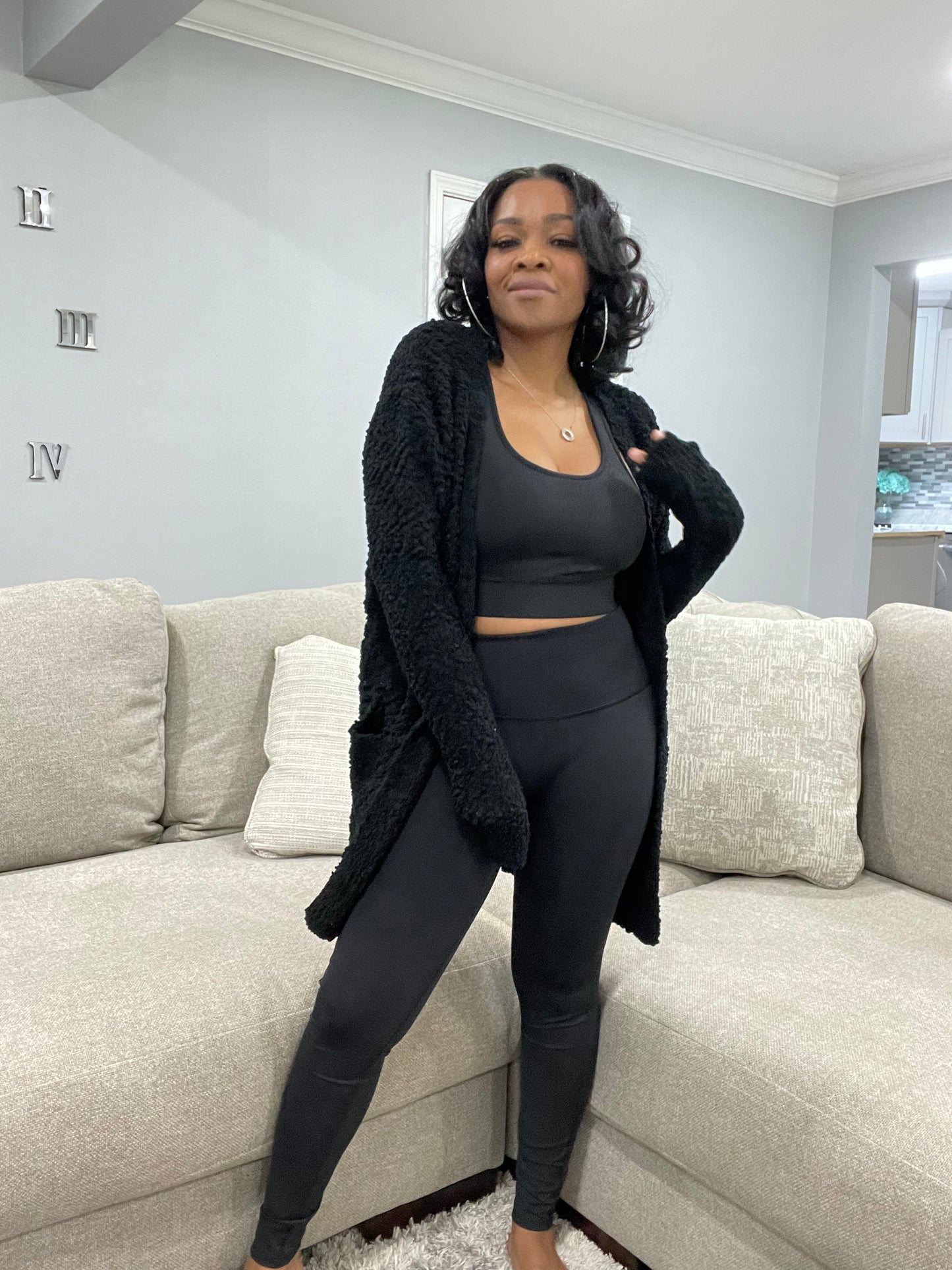 Cozy in Love 3 Piece Set (Black)