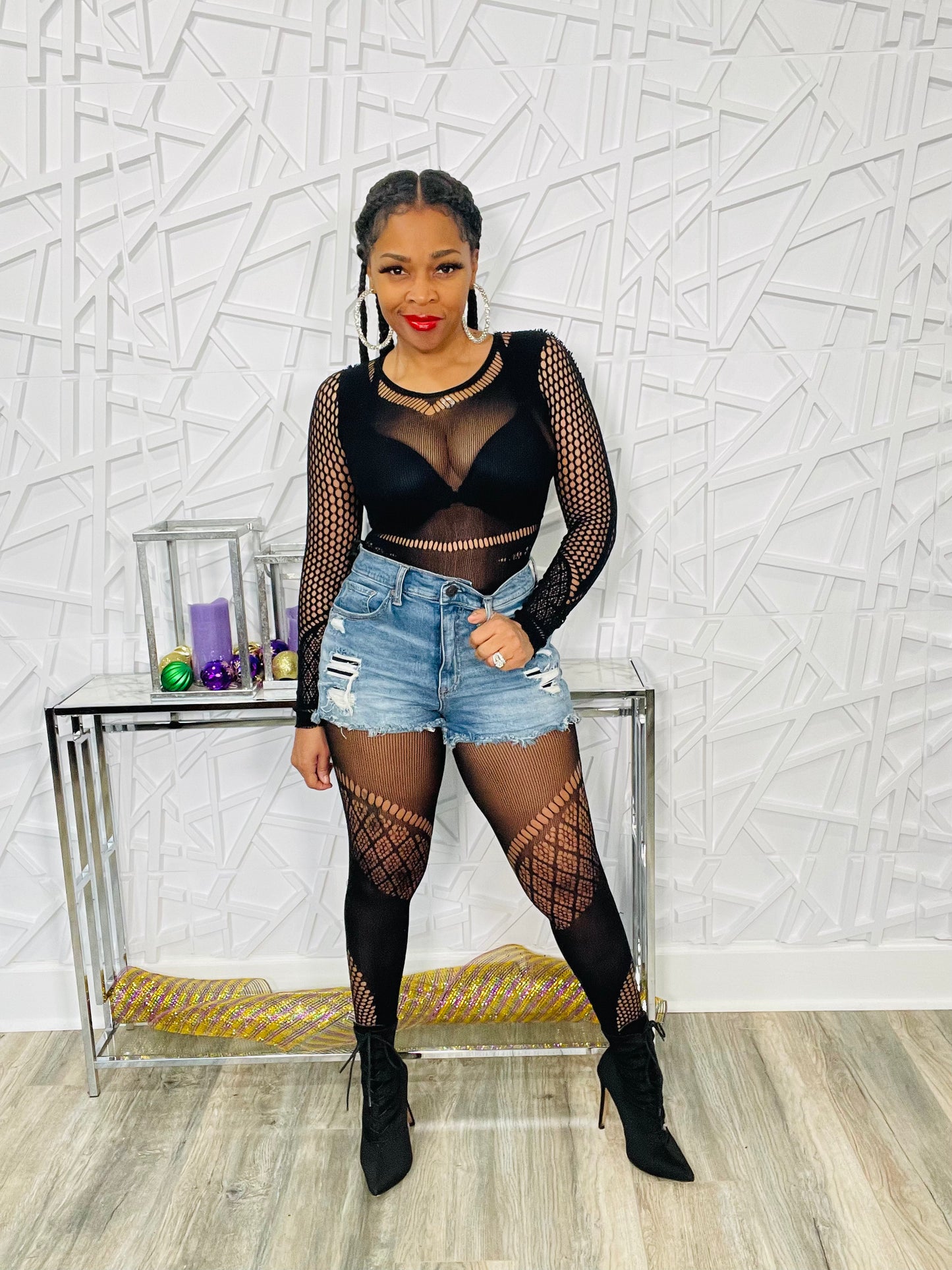 Pretty in the Mesh Jumpsuit