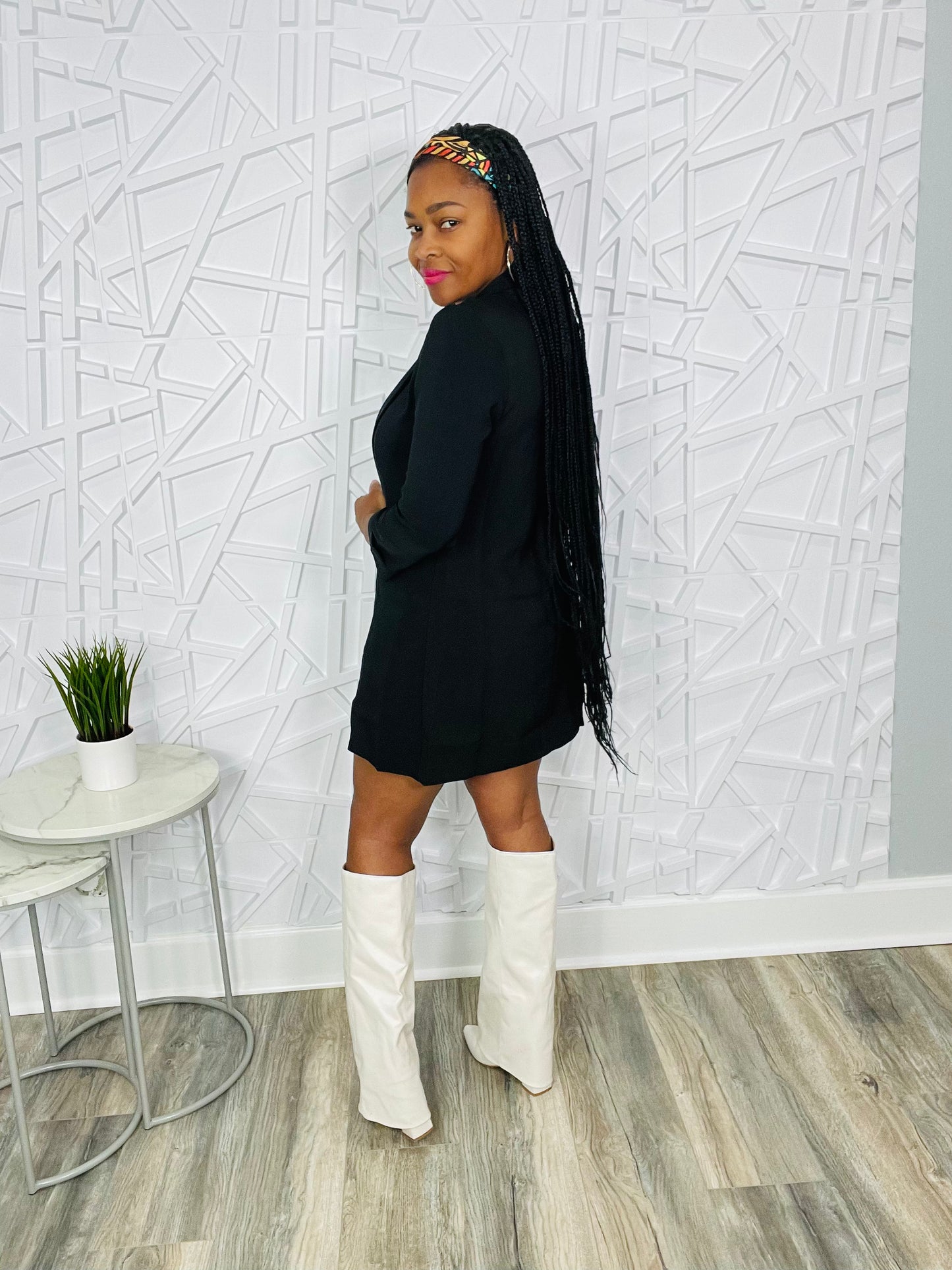 Pretty Black Blazer Boyfriend Jacket