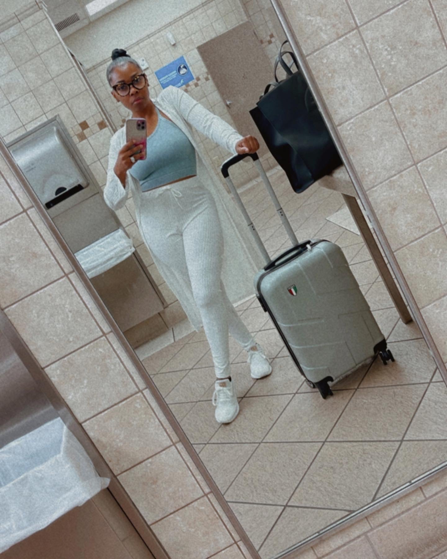 Pretty Girlz Cardigan Jogger Set White Two Pretty Girlz