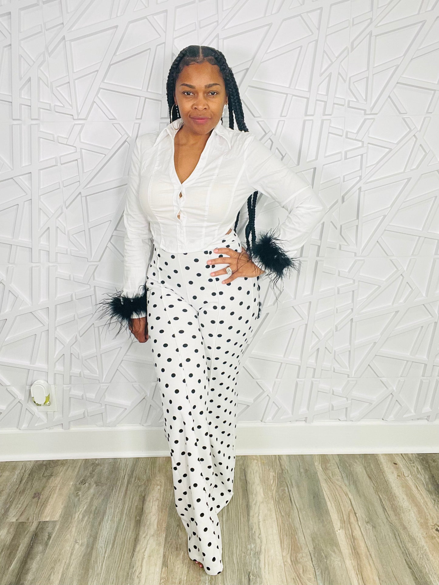 Pretty Extraordinary Fringe Sleeve Blouse