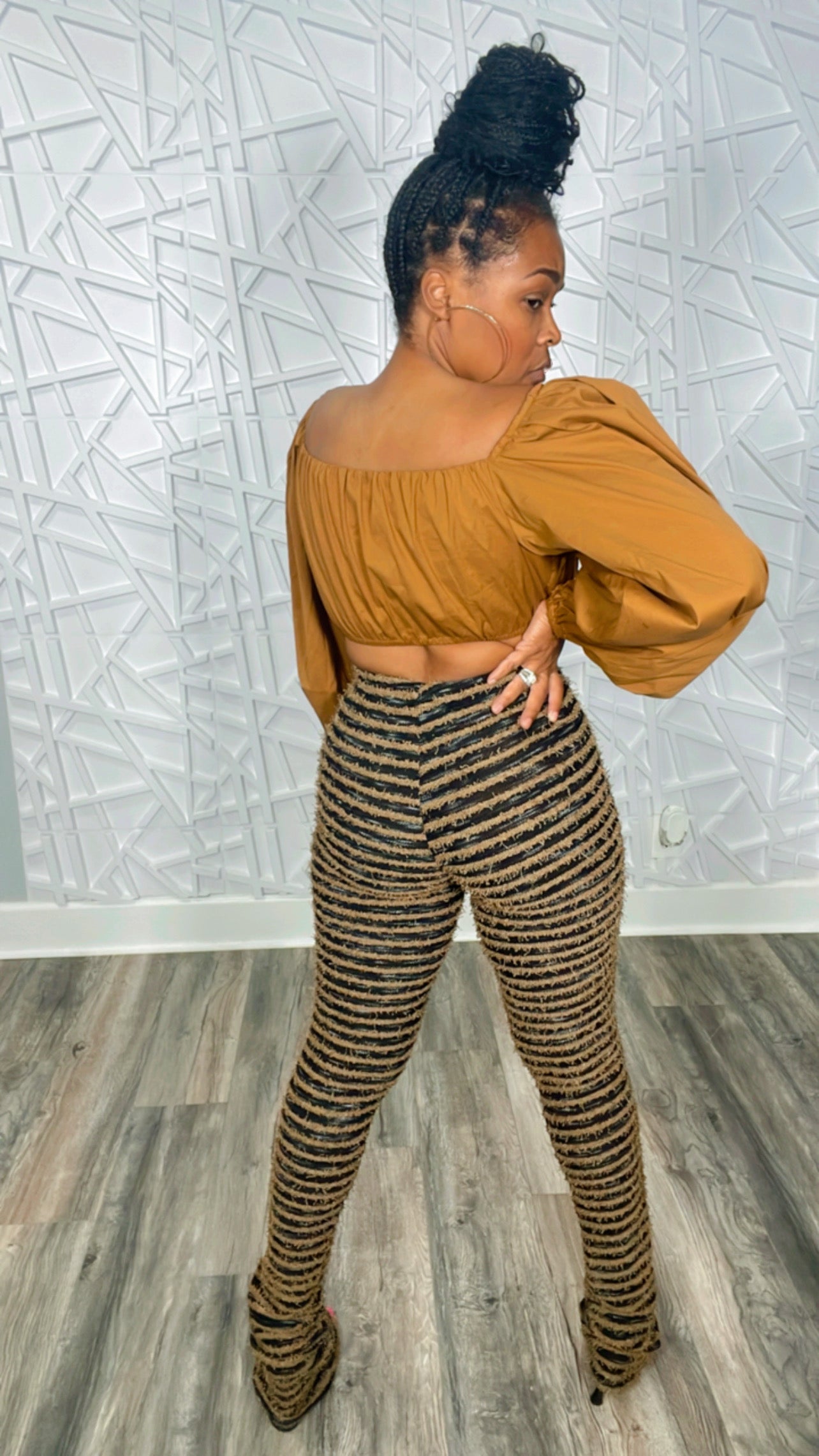 Dripping in Caramel Pretty Crop Top