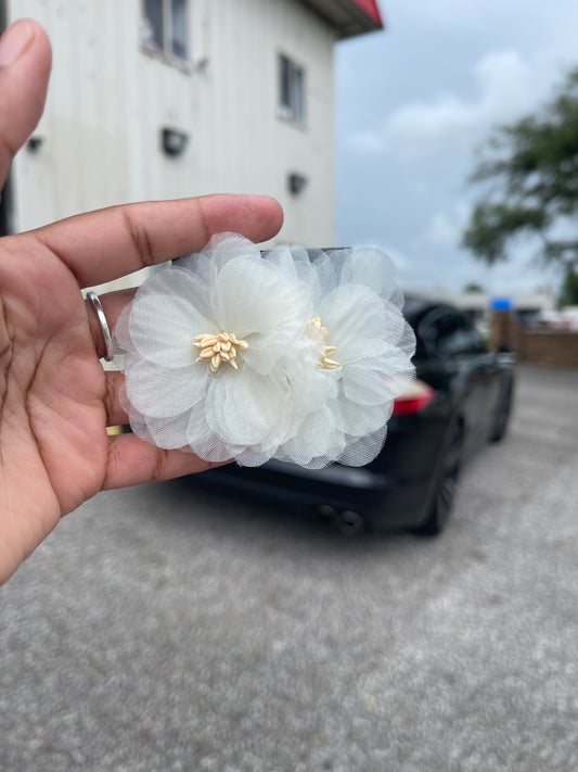 Pretty White Flower Earring