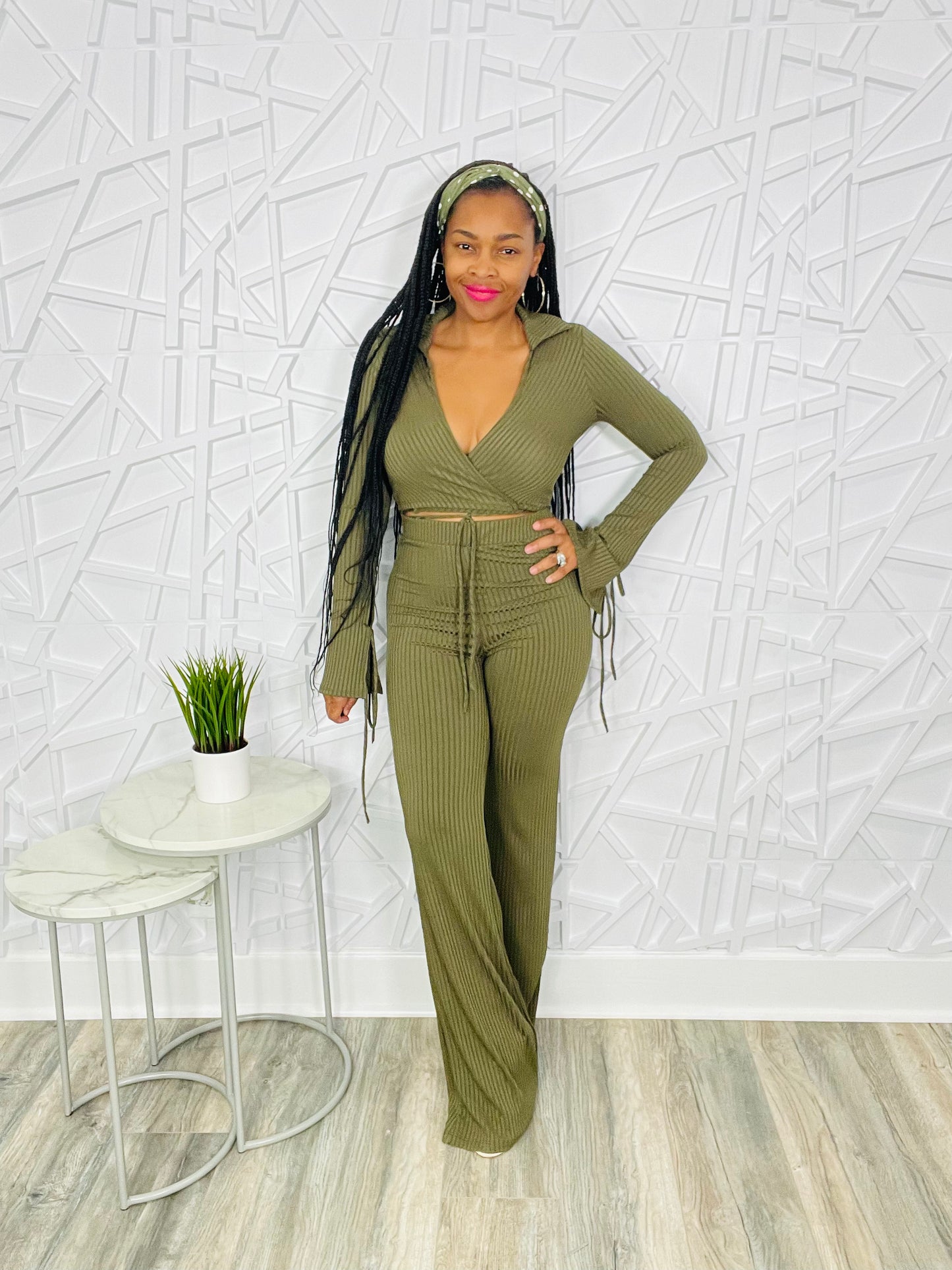 Selena “Pretty” Olive 2 Piece Set