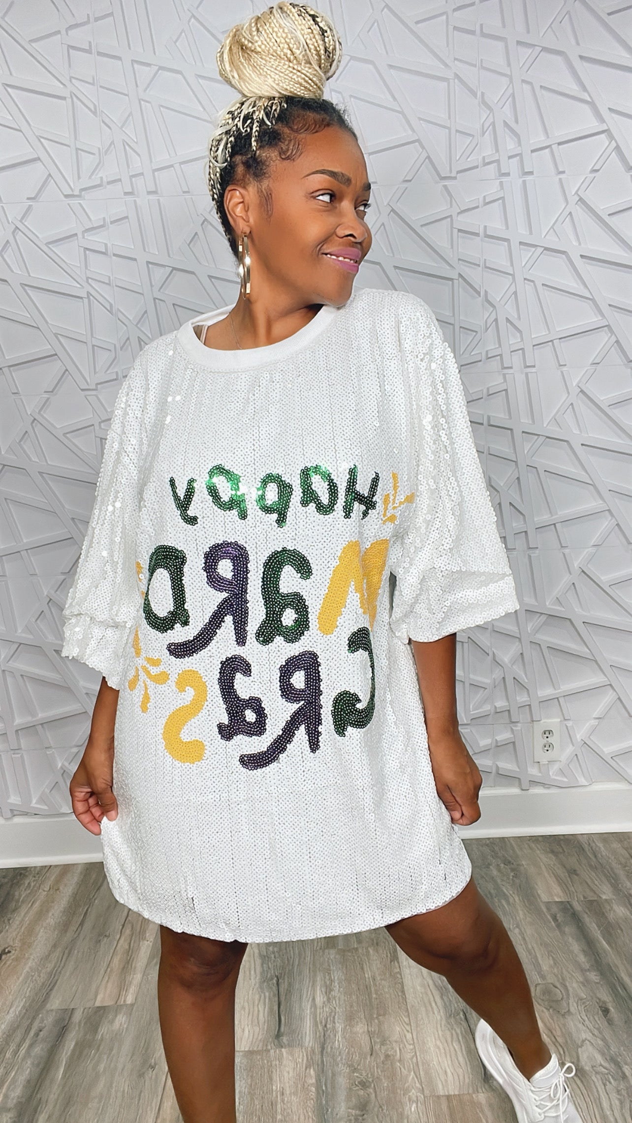 Birthplace of Mardi Gras Sequin Dress