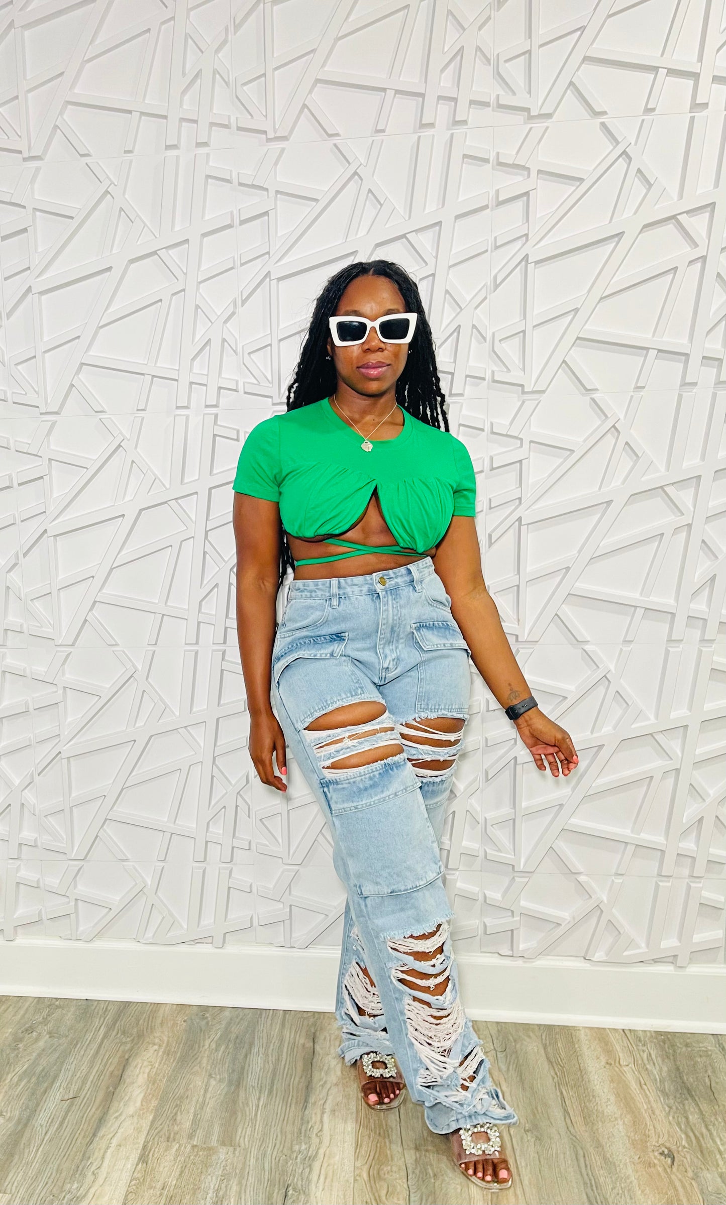 Finesse in Pretty Top (Green)