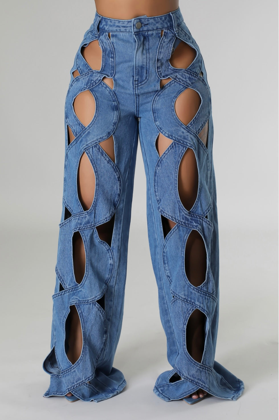 Pretty Hole in One Denim Jeans