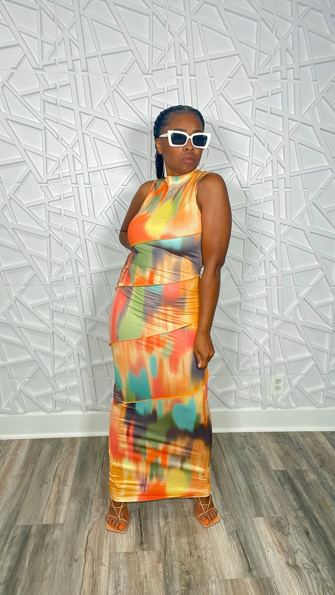 Pretty in the Paint Maxi Dress