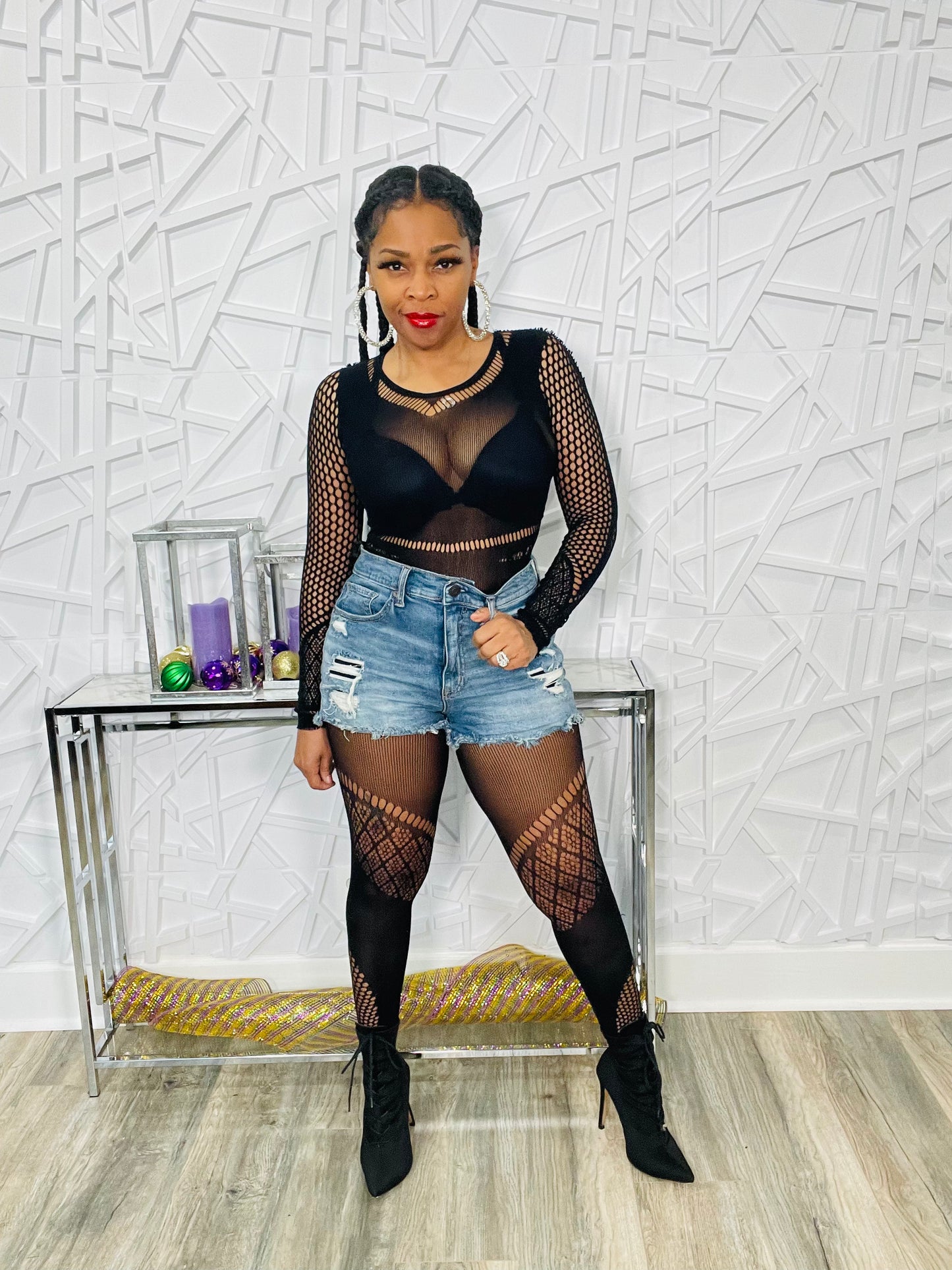 Pretty in the Mesh Jumpsuit