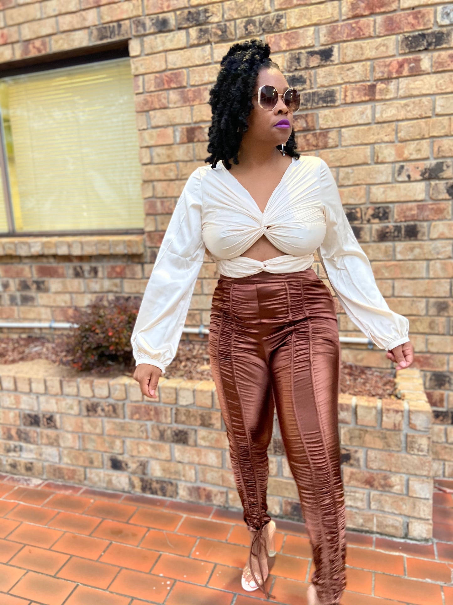 Satin With A Twist Top