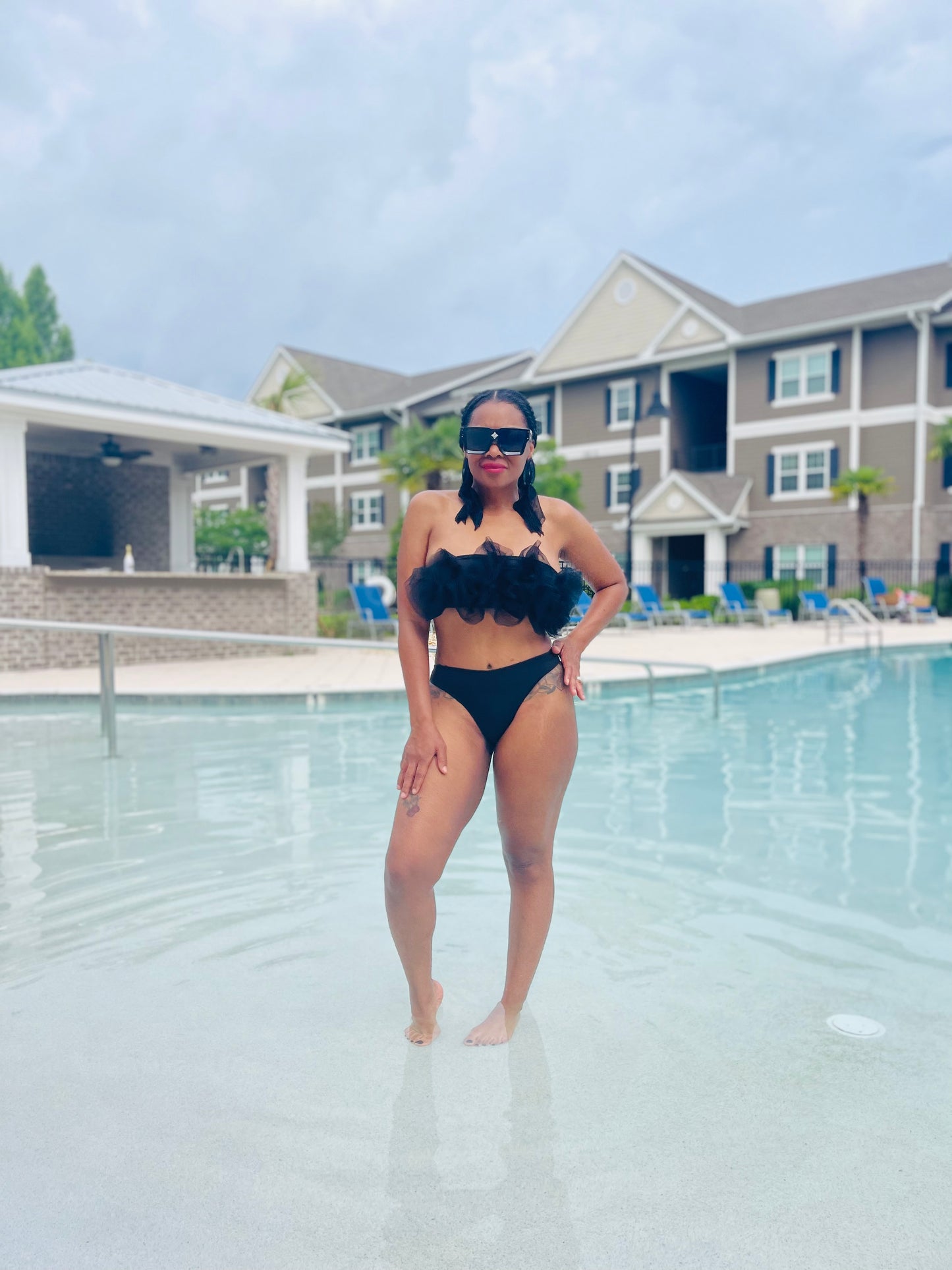 Pretty Fancy Ruffle 2 Piece Swimsuit
