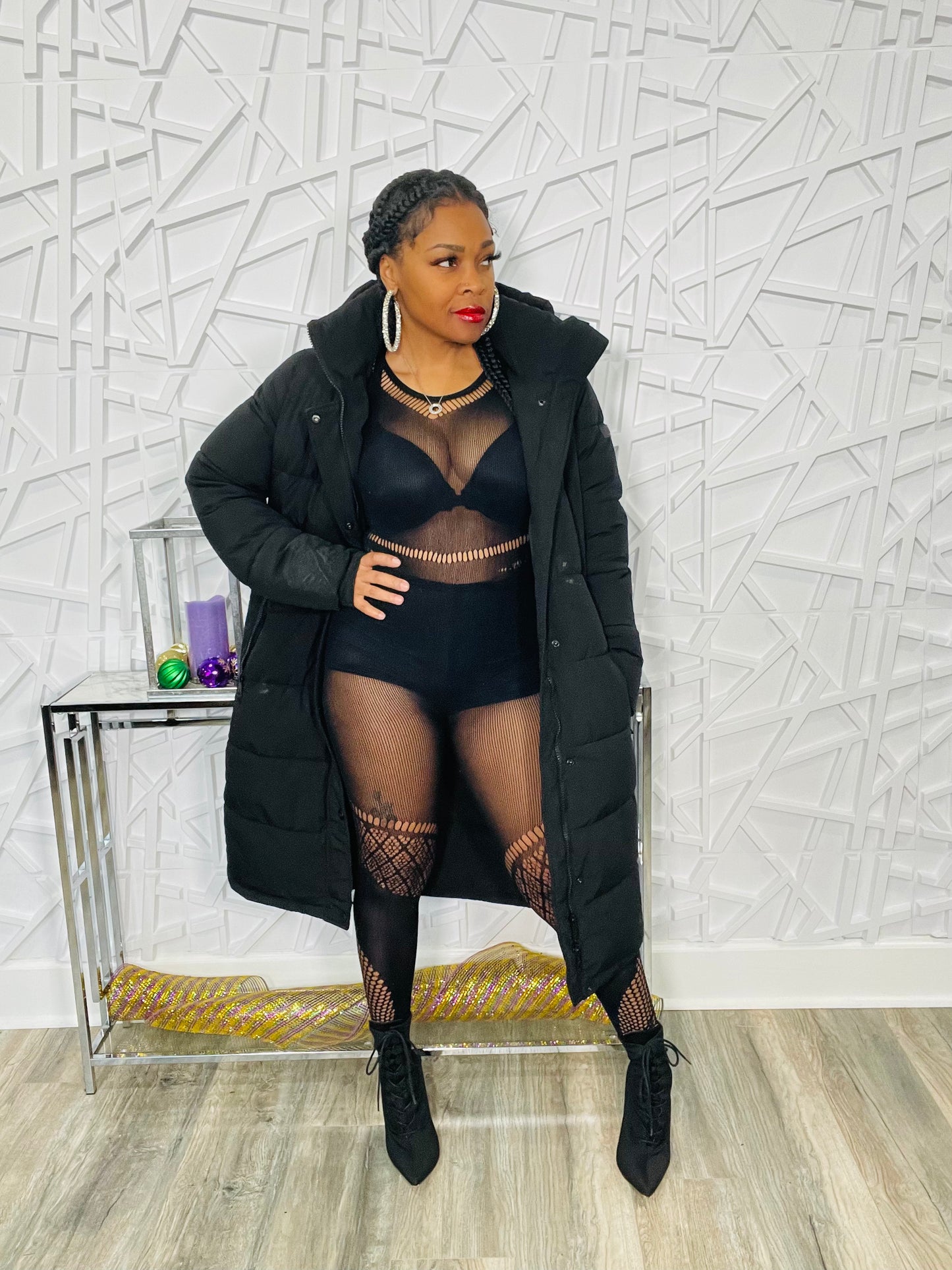 Pretty in the Mesh Jumpsuit
