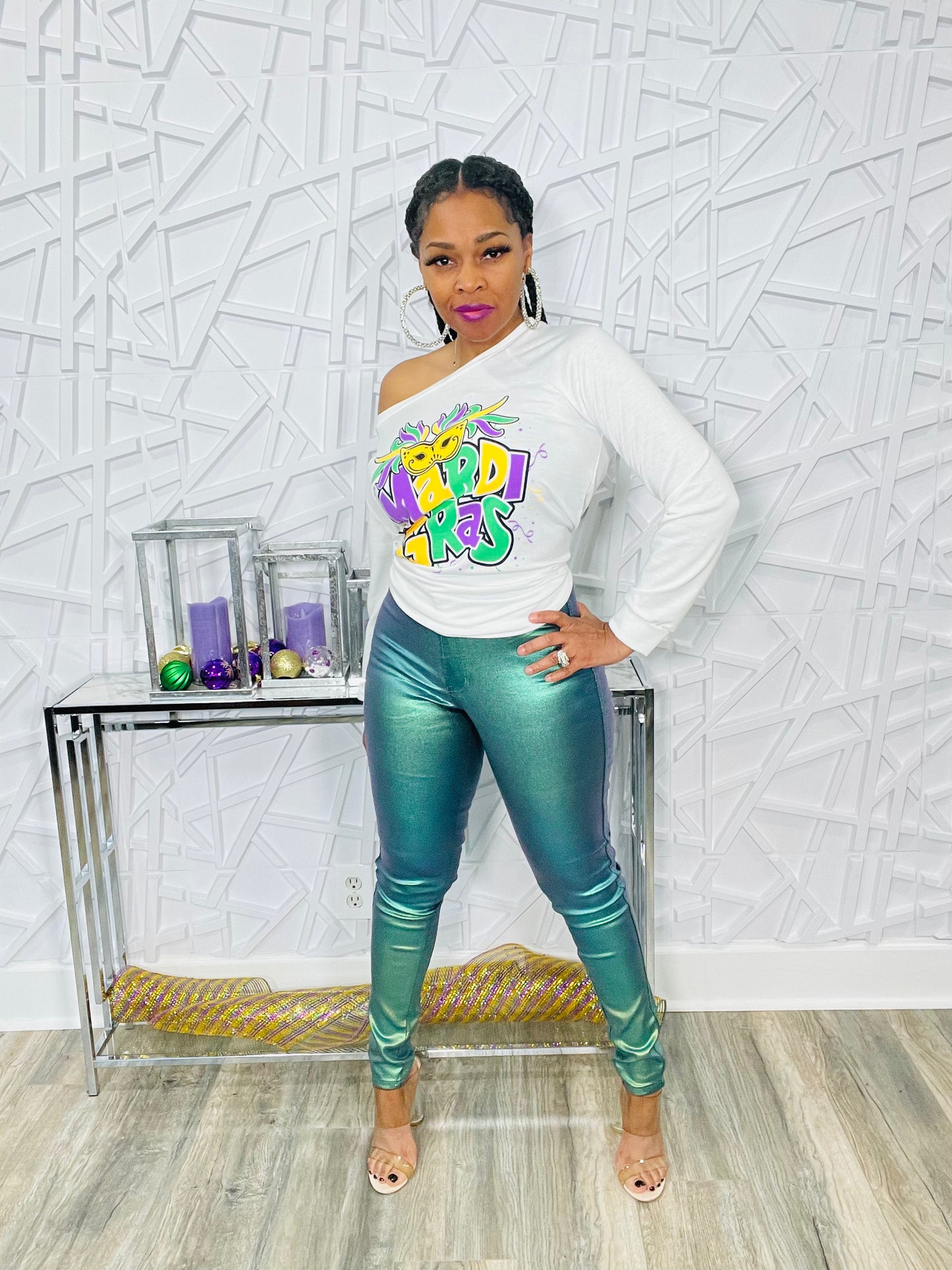 Mardi Gras in the MOB Shirt  (up to XL)