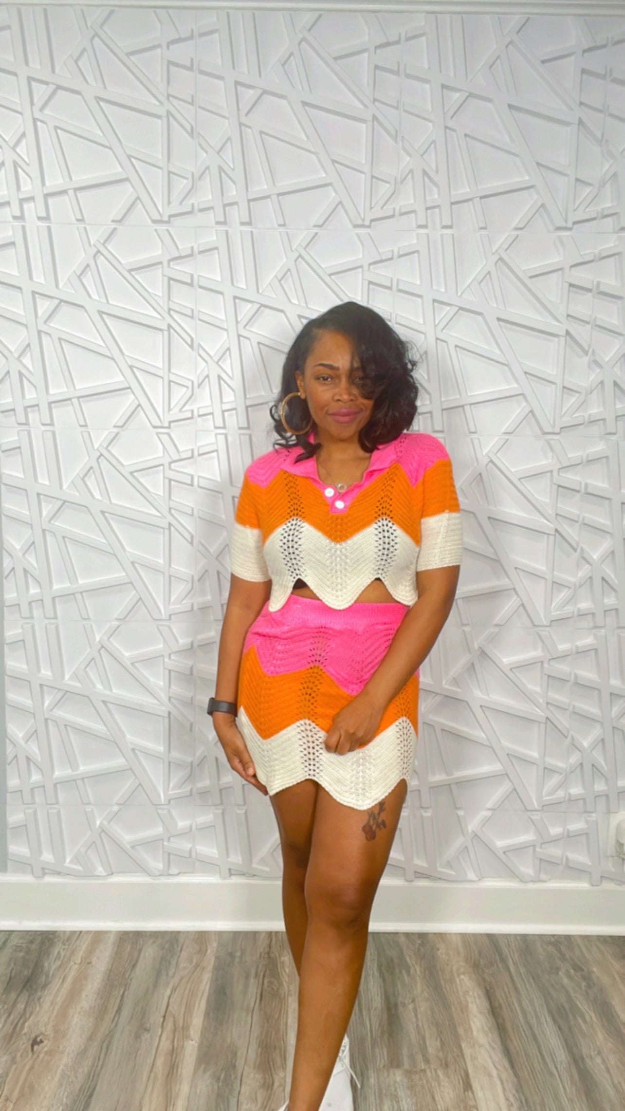 Being Fly & Pretty 2 pc Knit Skirt Set