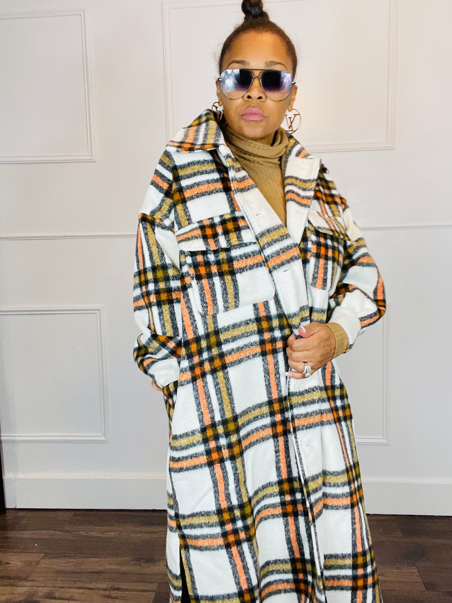 Heavy on the Pretty Plaid Shacket