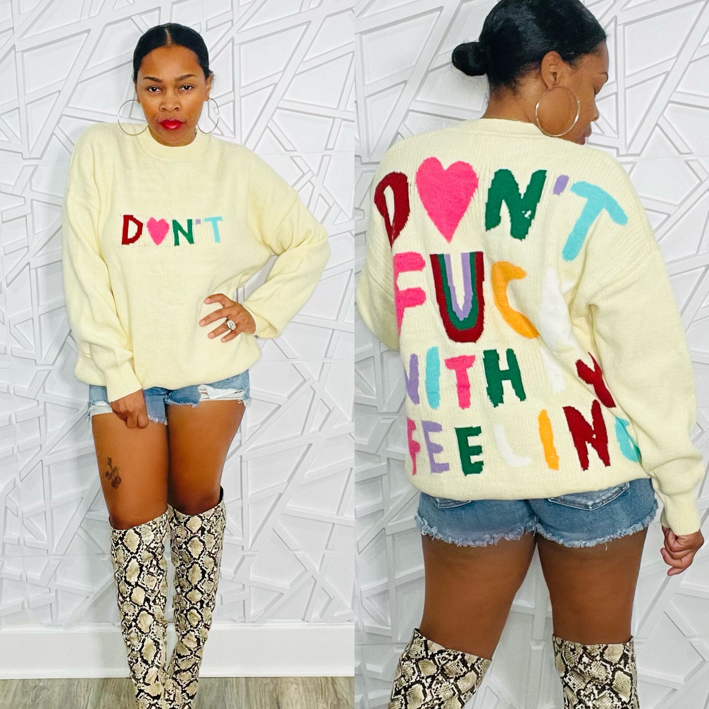 Pretty in my Feelings Sweater (2 colors)