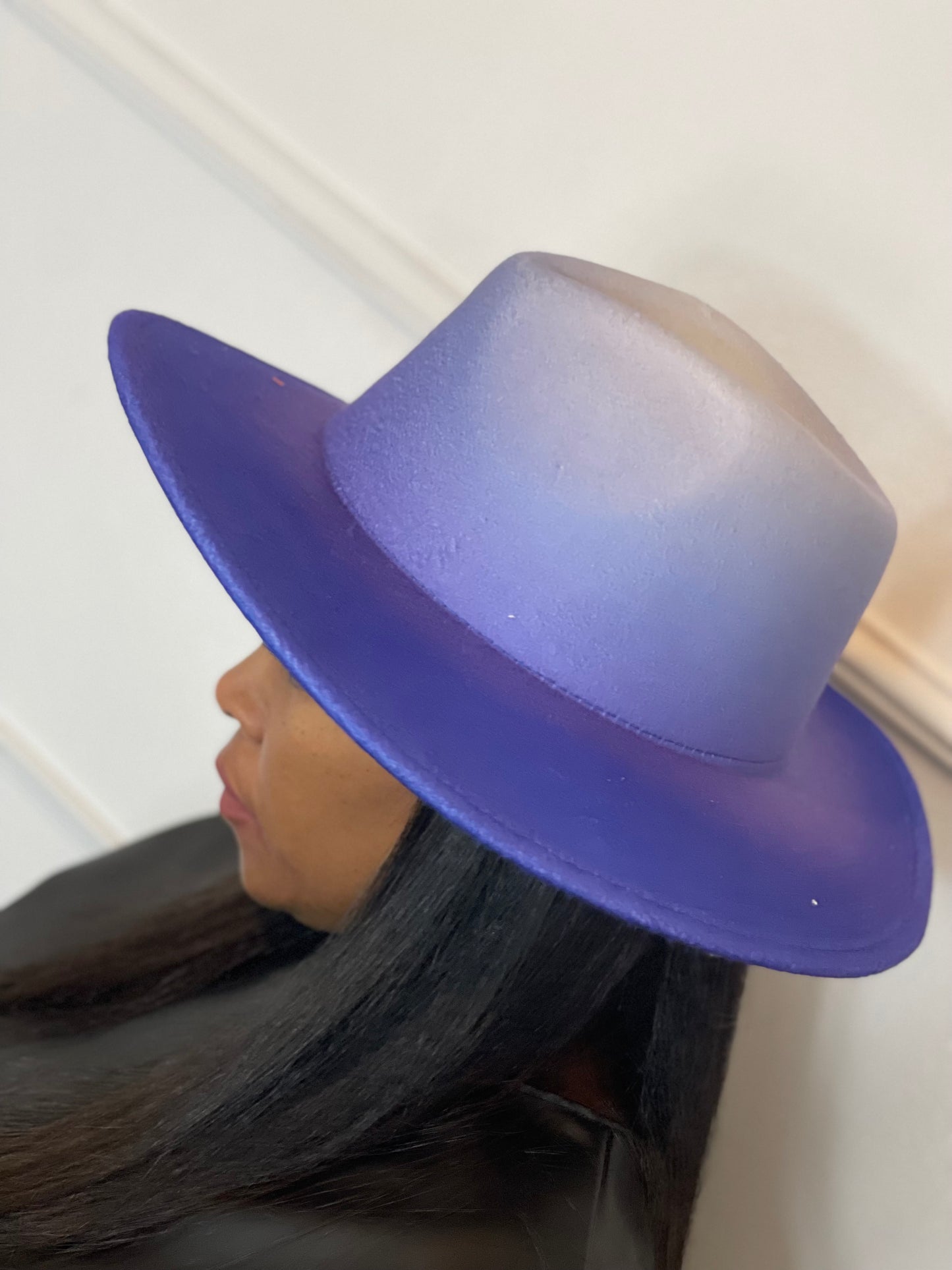 Ombré Wide Brim Fedora (5 Colors)
