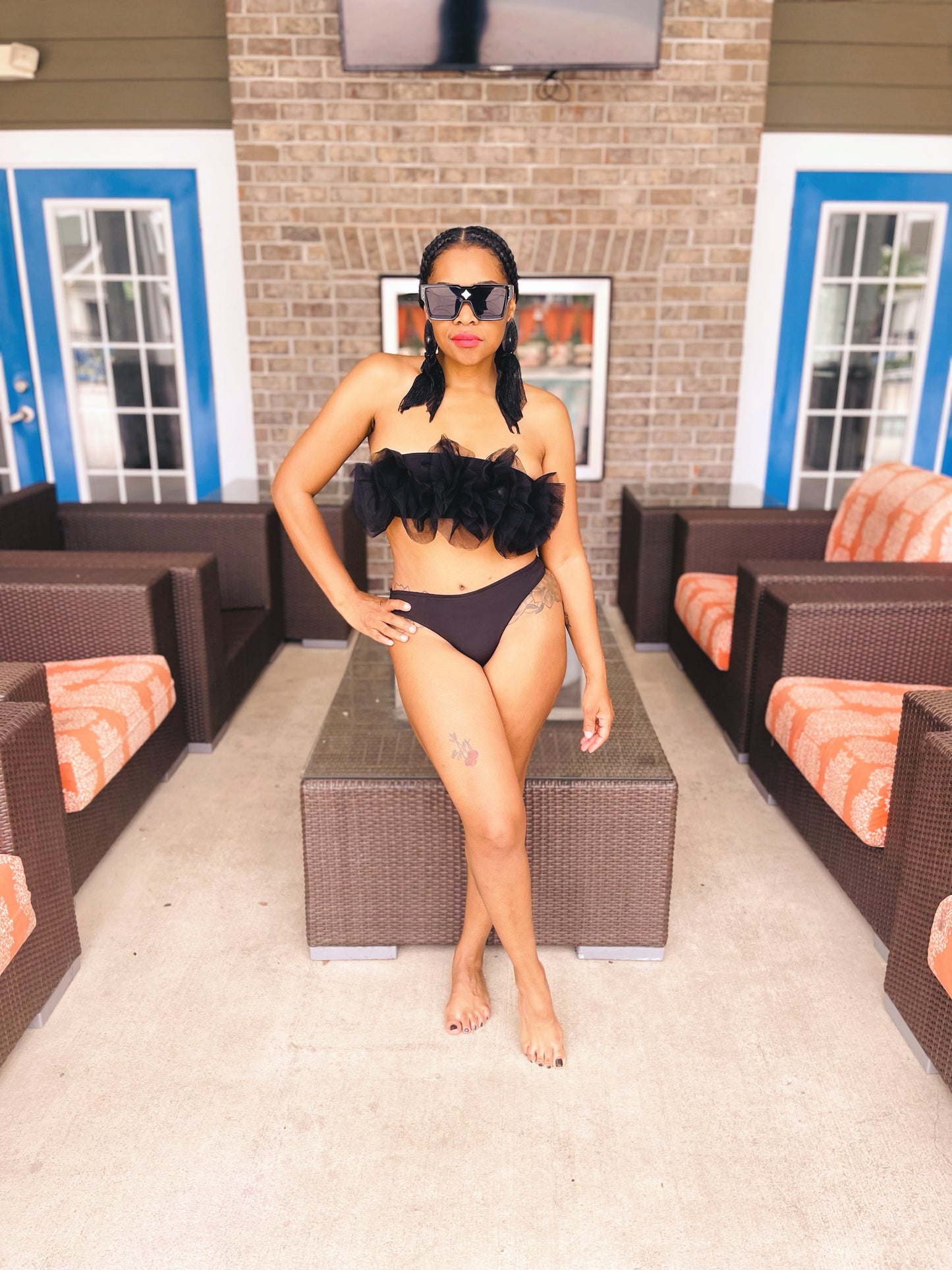 Pretty Fancy Ruffle 2 Piece Swimsuit